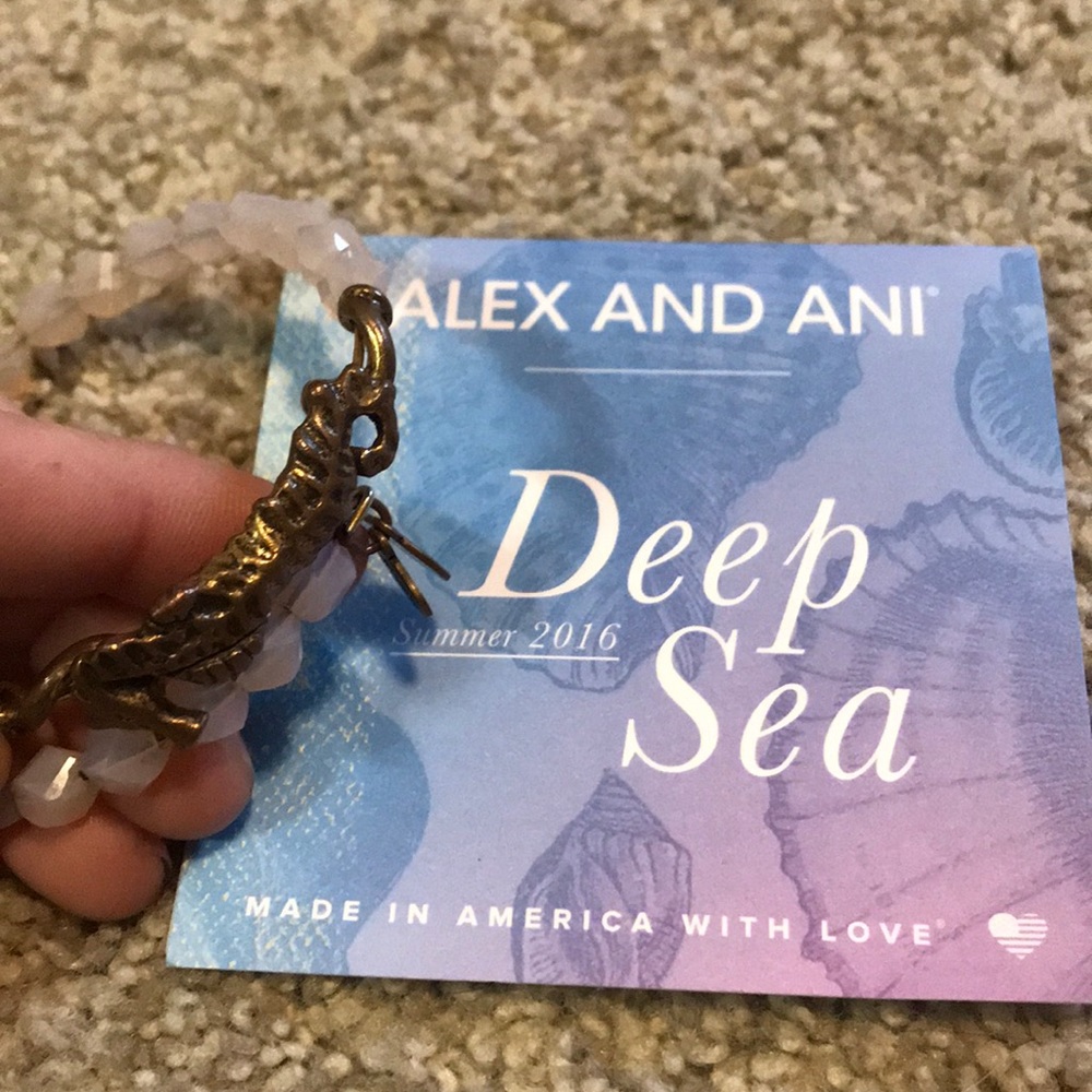 Alex and Ani deep sea bracelet